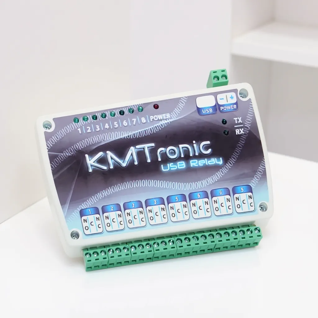 U8CR KMTronic USB Relay 8 Channel FTDI 12v